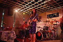 Sarah Borges and the Broken Singles at Cafe Fantastique, Worcester, Massachusetts