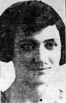 A young Armenian woman with dark hair cut in a short bob