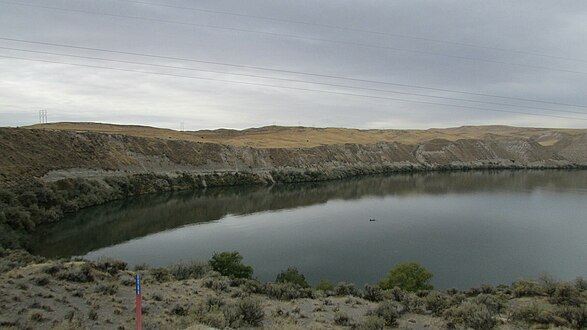 The Snake River at Hagerman Fossil Beds