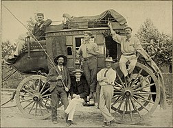 Transport de courrier et de passagers en Rhodésie du Sud, aujourd'hui Zimbabwe (entre 1892 et 1909).