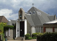 Photographie en couleur d'une chapelle.