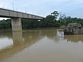 Steel bridge constructed in 1973 near Temerloh.