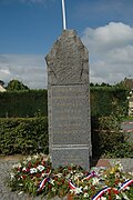 Stèle en l'honneur des chasseurs alpins.