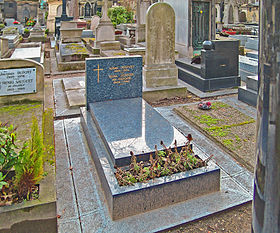 Tombe d’André Jolivet – Cimetière de Montmartre - Paris