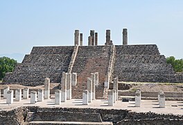 Pirámide de Tlahuizcalpantecuhtli en Tollan-Xicocotitlan.