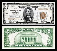 US-$5-FRBN-1929-Fr.1850-B