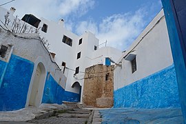 Typical street and houses inside the Kasbah