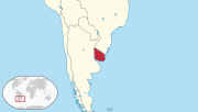 Mapa do Uruguai