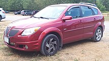 Vista delantera del Pontiac Vibe