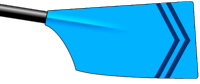 Image showing the rowing club's blade colours