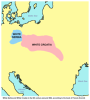 White Croatia and White Serbia around 560, by Francis Dvornik (1949)