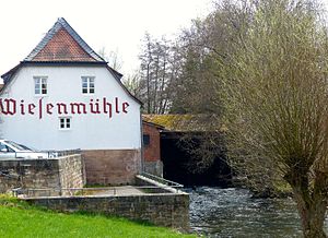 Wiesenmühle an der Fulda