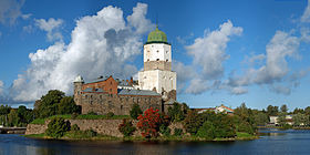 L'île et le château de Vyborg.