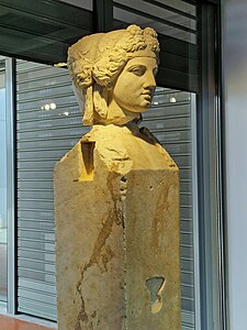 Dionysus herm from Eleutherna, Crete.