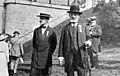 Adamo Zamenhof (a sinistra) con suo padre Ludwik durante il IX Congresso mondiale di esperanto, Berna 1913