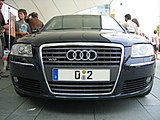 A8 W12 comme voiture officielle de l'ancien Chancelier allemand