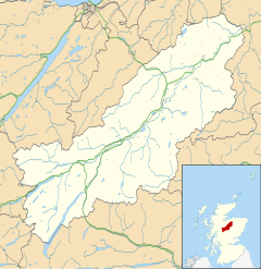 Nethy Bridge is located in Badenoch and Strathspey