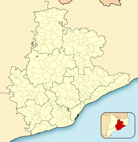 2018–19 Tercera División is located in Province of Barcelona