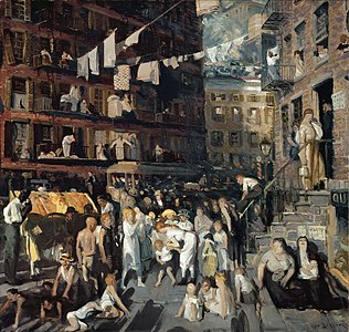 Cliff Dwellers, by George Bellows