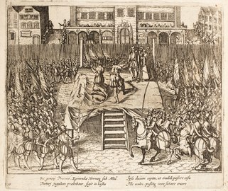 Execution of the Counts of Egmont and Horn in front of the King's House in 1568