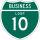 Interstate 10 Business marker