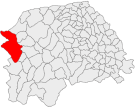 Location in Suceava County