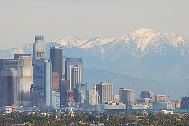 Los Angeles in Los Angeles County, California, the most populous county in the United States