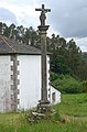 Cruceiro da Igrexa da Virxe dos Remedios en Anca