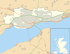Murroes is located in Dundee City council area