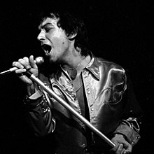Burdon performing at the Audimax in Hamburg, Germany, 1973