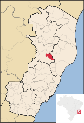 Marilândia – Mappa