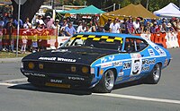 A race replica of the Ford XA Falcon GT Hardtop in which John Goss and Kevin Bartlett won the 1974 Hardie-Ferodo 1000 at Bathurst