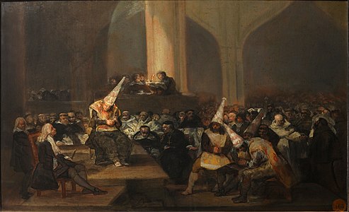 The Inquisition Tribunal, by Francisco Goya