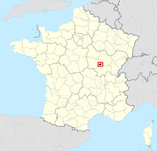 Carte des départements français.