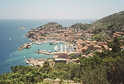 View of Giglio Porto