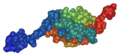 3/06 hSUMO structure diagram made with iMol