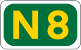 N8 road shield}}