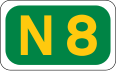 N8 road shield}}