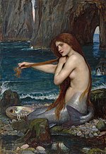 "Une sirène" par John William Waterhouse.