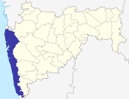 Divisione del Konkan – Mappa