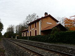 La voie en direction de Périgueux.