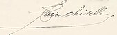 signature de Lucien Chiselle