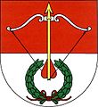 Kranz im Wappen (Lukov u Bíliny, Tschechien)