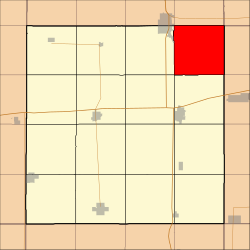 Location in Hancock County