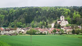 A general view of Noiron-sur-Seine