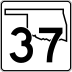 State Highway 37 marker