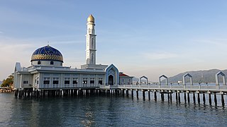 An island mosque