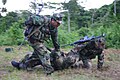 Peruvian marines during a training exercise wearing Ephod Combat Vests and armed with the 7.62mm Galil assault rifle.