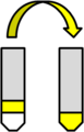 8. Prélever un échantillon de la phase organique supérieure