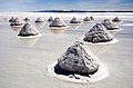 Salt mounds, Salar de Uyuni